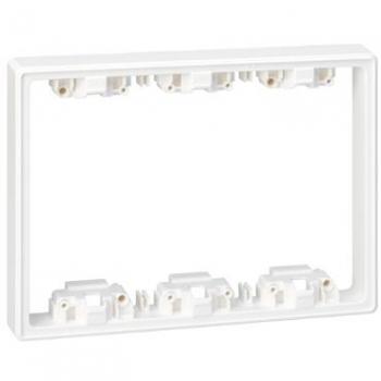 Caja Ampliadora Simon 500 Cima 3 Módulos Color Blanco