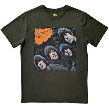 The Beatles Unisex‑Erwachsene Rubber Soul Album T-Shirt Grün – M