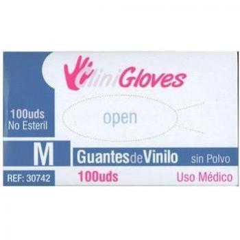 Clinigloves Guantes De Vinilo Sin Polvo Talla M 100 U