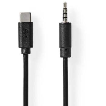 Nedis USB‑C Male to 3.5 mm Male Cable – 1 m Nickel Plated