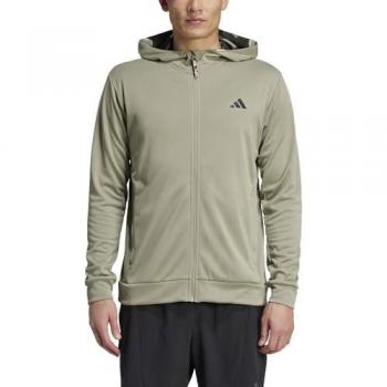 Sudadera con capucha adidas train essentials camo beige 2XL hombre