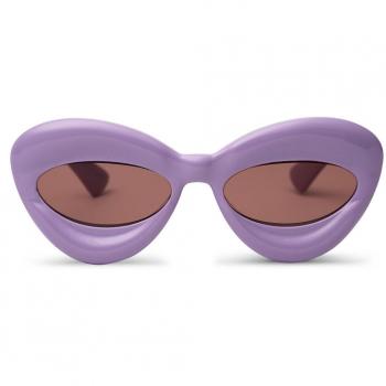 MESSYWEEKEND BUBBLE PURPUR, Unisex Cat Eye Brille