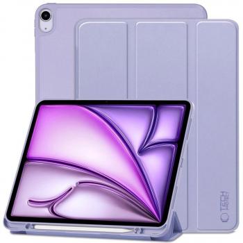 Purple iPad Air 13 2024 SmartCase Pen Folded Folio