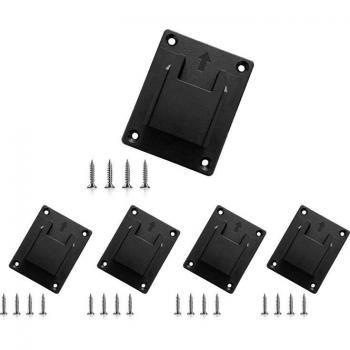 Soportes para herramientas eléctricas, colgador de montaje para taladro DeWalt 12/18/20V, compatible con herramientas M18, negro, 5 piezas