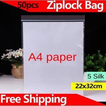 Sac scellé en plastique A4 22x32cm 0.05mm