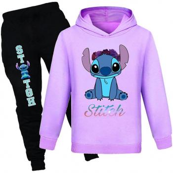 Set Deportivo Lilo y Stitch Sudadera y Pantalones Cómodos