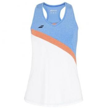 Babolat Débardeur Sportif Blanc & Bleu