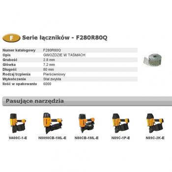 Clavos anillados Bostitch Ø2,8 x 80 mm - Caja de 6000 unidades
