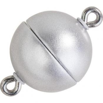 Zilveren magnetische sluiting Ø 12mm