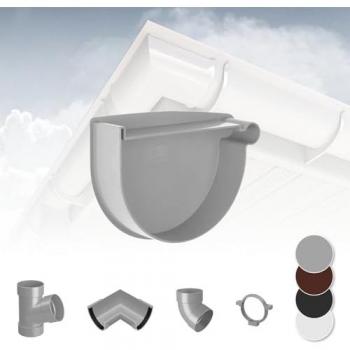 RainWay PVC Dachablaufsystem Endkappe