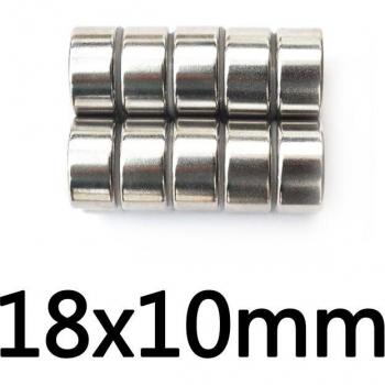 Strong 18x10mm Rare Earth Neodymium Magnets