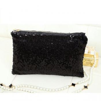 Bolso de mano con lentejuelas brillantes