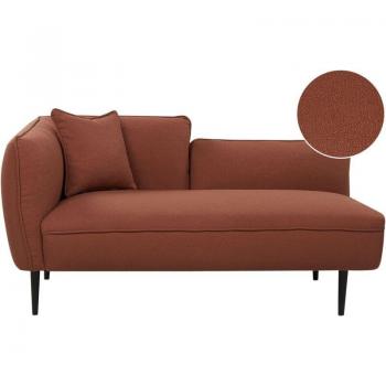 BELIANI Left-Handed Chevannes Chaise Lounge with Cushion