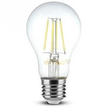 V-TAC VT-1885 Lampadina led E27 4W A60 Filamento Bianco freddo - 6400K