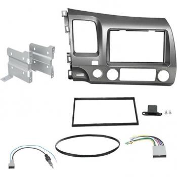 2 Din Dash Panel DVD Frame Install Kit for Honda Civic 2006-2007