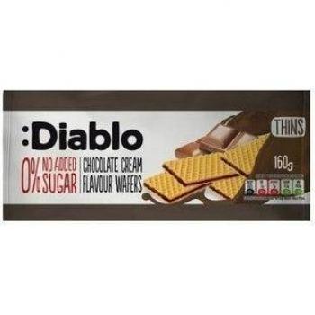 Diablo Zero-Sugar Chocolate Cream Wafer – 150g
