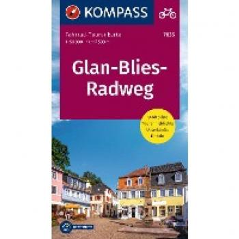 KOMPASS Fahrrad-Tourenkarte, Glan-Blies-Radweg, 1:50 000