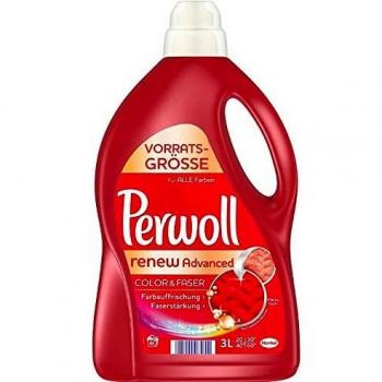 Perwoll renew Advanced Color & Faser Feinwaschmittel, 2 x 40 Waschladungen