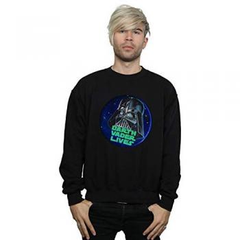 Felpa Darth Vader con Logo Nero
