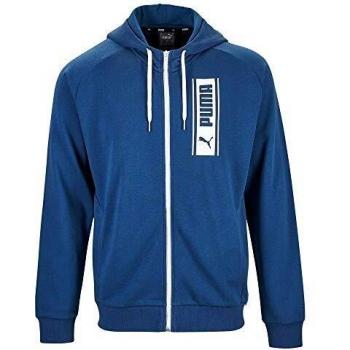 Puma Men’s 43 DKt M Blue Hooded Jacket – XXL