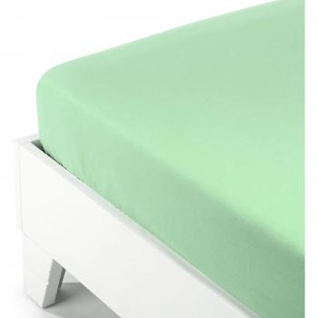 Caleffi Lenzuolo flanella Tinta unita Verde Chiaro