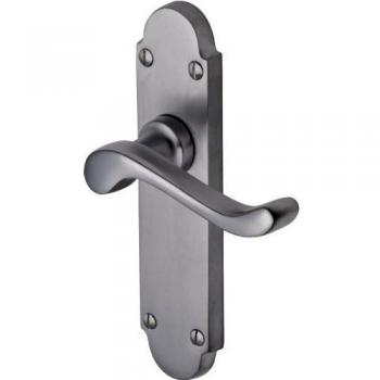 Savoy Dual-Handle Satin Chrome Door Locks