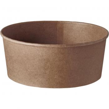 Salat‑Schale 750 ml, 15×6 cm, braun, 300 Stück pro Packung