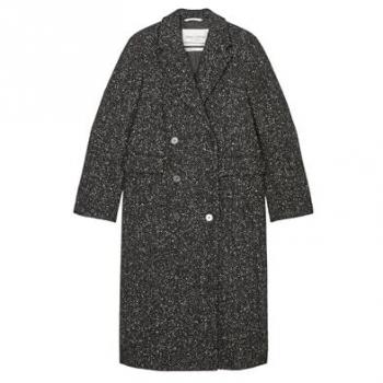 Marc O'Polo Damenmantel Grau 38 Loose Fit