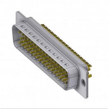 Deltron Connectors DTS50PZ/2 D-SUB Plug 180°, 50 Pins, Solder Bucket