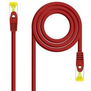Nanocable Cable Red Latiguillo LSZH Cat.6A SFTP AWG26 30cm - Color Rojo-10.20.1900-L30-R