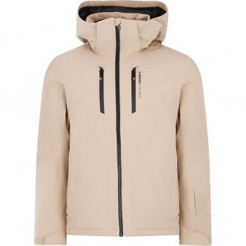 Giacca da sci con cappuccio Protest Prtclaydon beige per uomo - S