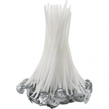 Cotton Candle Wicks for Candle Making - 100 Pcs Smokeless
