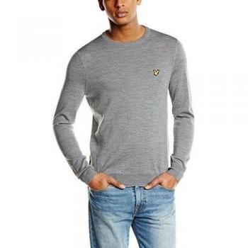 Merino Lyle & Scott Suéter de Cuello Trapezoidal para Hombre
