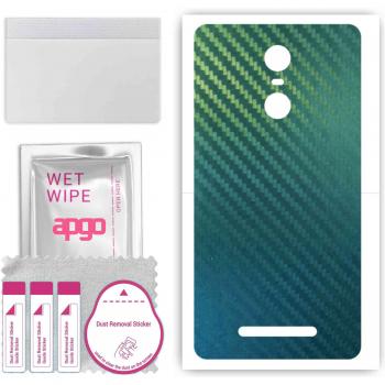 Apgo Carbon Pattern Protective Vinyl Sticker for Redmi Note 3/3 Pro