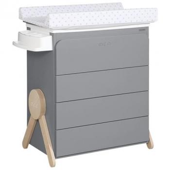 Micuna Bagnetto Cassettiera Swing Grigio Naturale