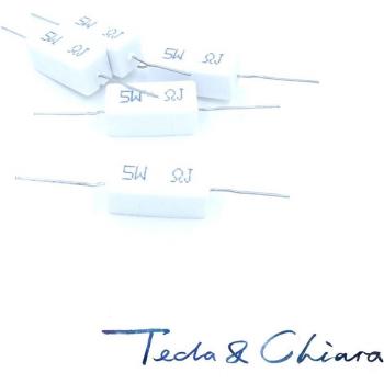 20Pcs 5W 4 Ohm Horizontal Cement Resistors 5%