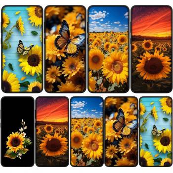 Kryształowy Parasolek – etui na telefon z motywem słońca, kompatybilne z iPhone 15/14, Xiaomi Redmi, Samsung Galaxy S24/S23, OPPO A15, Huawei