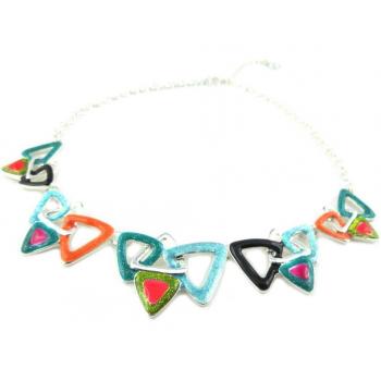Colgante Acapulco Turquesa Verde Naranja 30mm Azul