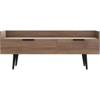 Fuji Walnut TV Stand – 2-Unit, 2 Drawer, Ready-Assembled