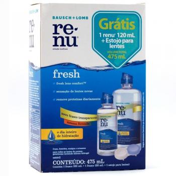 Renu Plus Fresh Solução Multiuso para Lentes 475ml