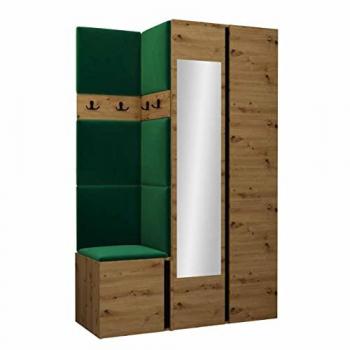 Arredo Corridoio Hartford 350 Rovere e Nero