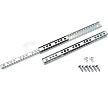 Smooth Glide Ball Bearing Drawer Slides, 17mm x 342mm (50 Sets)