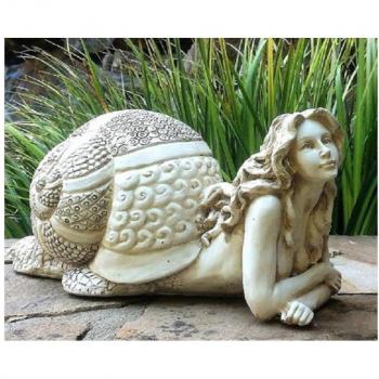Estatua Caracol 20x30 cm con Diamantes Imita