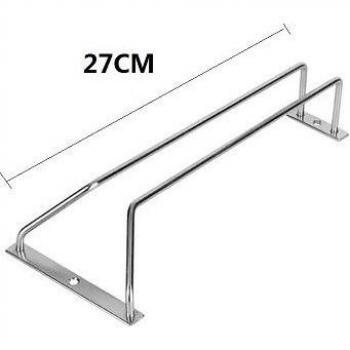 Chrome‑Plated Glass Cup Hanger Set – ZM1013