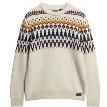 Superdry Herren Rundhals Strickpullover