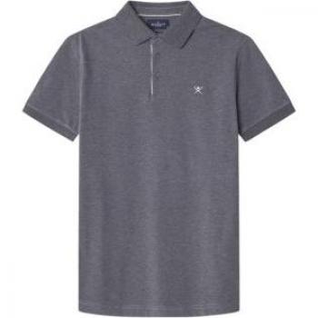 Polo Corto Hackett Grigio Brushed M