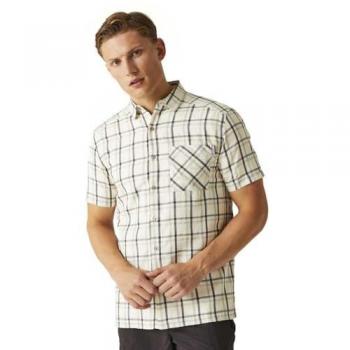 Regatta Mindano III Camisa Hombre Senderismo Beige