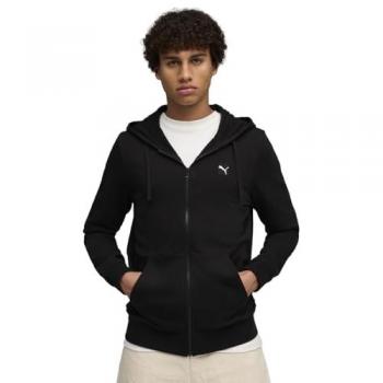 PUMA Giacca Felpa Essentials Elevata Nero XL