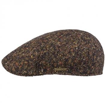 Texas Donegal Wolle Flatcap, Gr. L (58-59 cm), Fb. rost