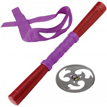 Kit di Battaglia Turtle Ninja con Bastone e Maschera